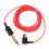 (90 Degrees) 7ft RCA Tätowierungs-Kabel Rot 90 Flexibel 5