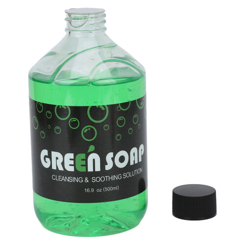 500ml Professional Mild Green Soap for Tattoo Cleansing 1