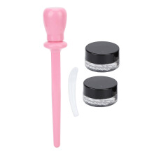 (Pink) 4-teiliger Silikon-Liner-Applikator, wasserdicht, Cyan