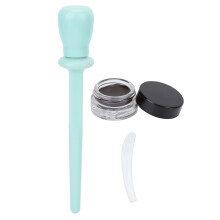 (Cyan) 3pcs Silicone Eyeliner Applicator Waterproof Guide Cyan