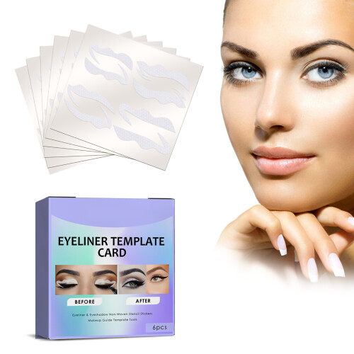 24pcs Cat Eye Eyeliner Stencils