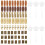 (Gold) DIY Haar Kralen Legering Hars Dreadlocks Goud Accessoire 1