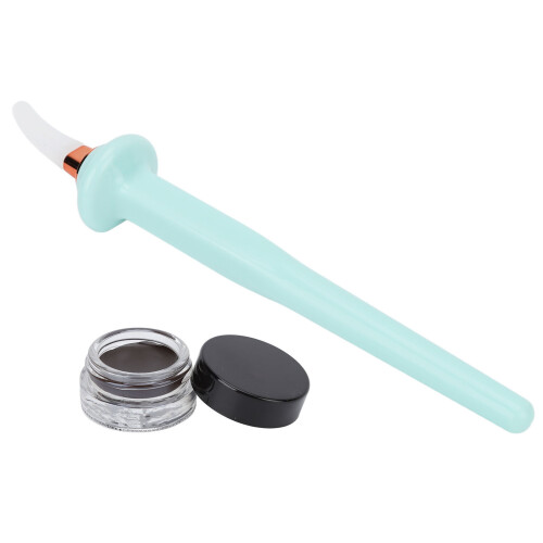 (Cyan) 3pcs Silicone Eyeliner Applicator Waterproof Guide Cyan 1