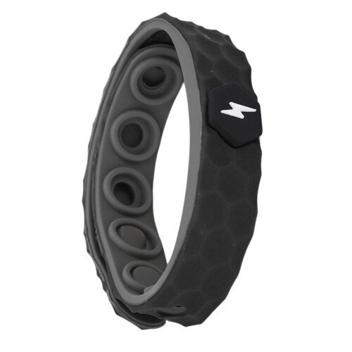 (Black) Red Silicone Electrostatic Negative Ion Bracelet 2
