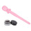(Pink) 3pcs Silicone Eyeliner Applicator Waterproof Guide Cyan 4
