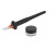 (Black) 3pc Silicone Eyeliner Brush 4g 5