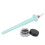 (Cyan) 3pcs Silicone Eyeliner Applicator Waterproof Guide Cyan 3