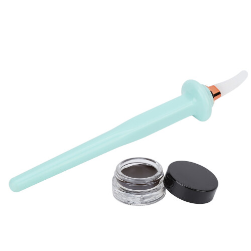 (Cyan) 3pcs Silicone Eyeliner Applicator Waterproof Guide Cyan 2