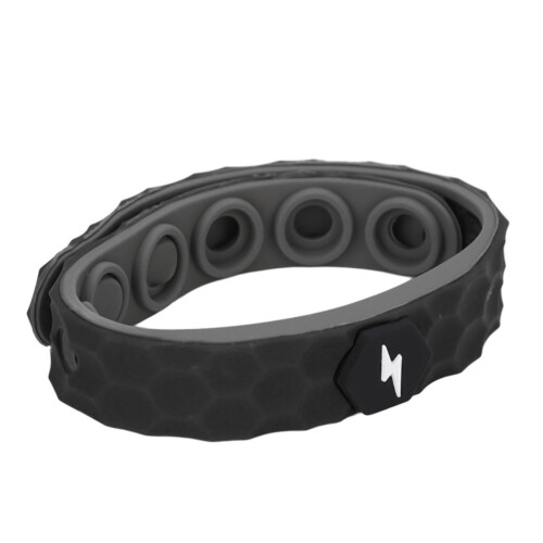(Black) Red Silicone Electrostatic Negative Ion Bracelet 1