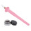 (Pink) 3pcs Silicone Eyeliner Applicator Waterproof Guide Cyan 2