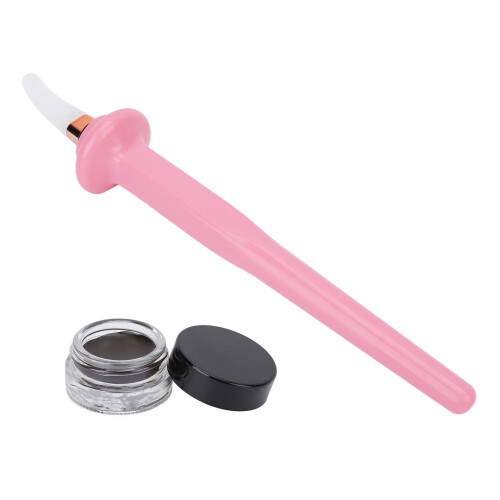 (Pink) 3pcs Silicone Eyeliner Applicator Waterproof Guide Cyan 1