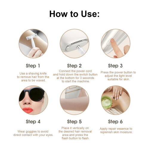 IPL Hair Removal Device Ice Cool LCD Women 1