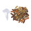(Gold) DIY Haar Kralen Legering Hars Dreadlocks Goud Accessoire 5