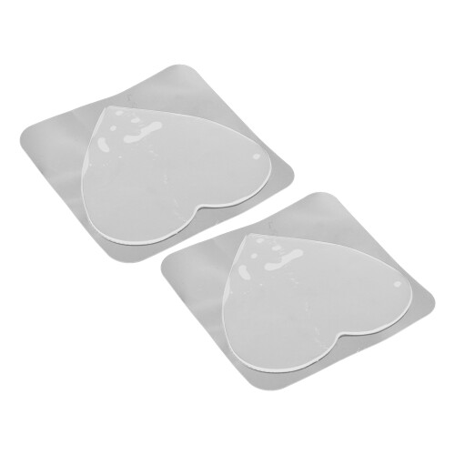 2x Herz Brustpflaster Hypoallergen Silikon 2