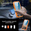 For iPhone 17 360° Full Body Waterproof phone Case Orange 5