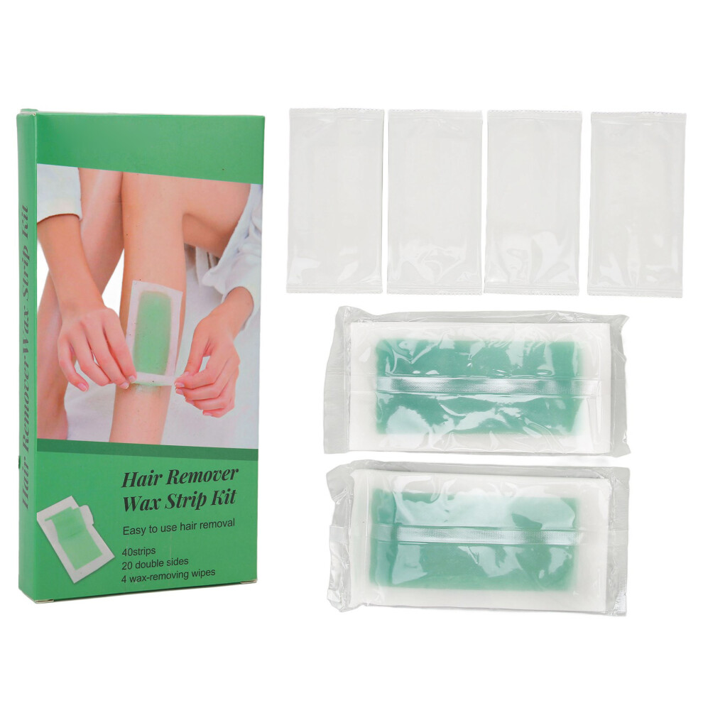Body Wax Strip Gentle Portable Tear Off for Leg Armpit Lip Hair