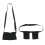 (Black) Mastektomie-Drainagehalter Elastisch Schwarz 1