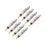 8Pcs Core Stem Däckventil För Släpphjul (Silver) 10