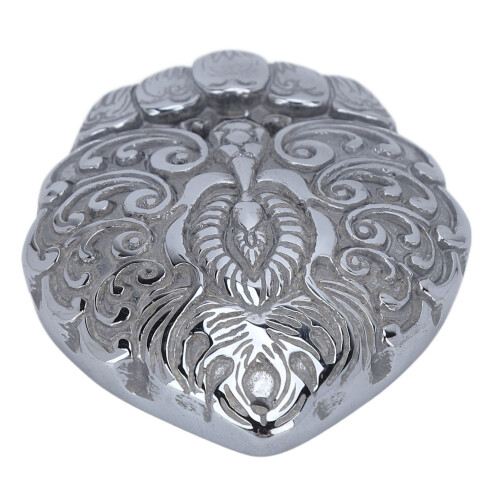 Natürlicher Terahertz-Amulett mit Pfauen-Design 1