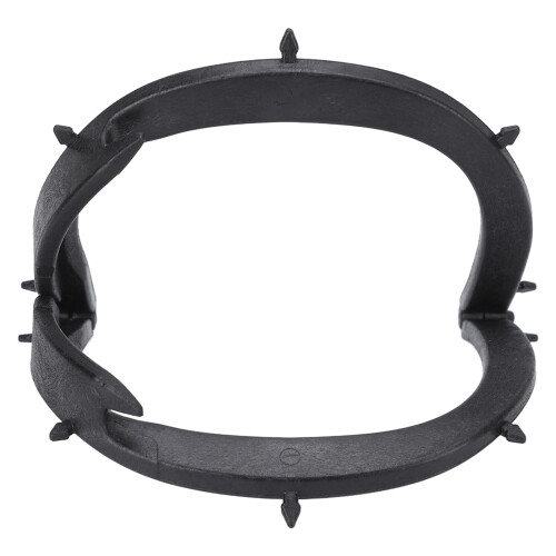 Zwarte opvouwbare rubberen dam frame houder 2
