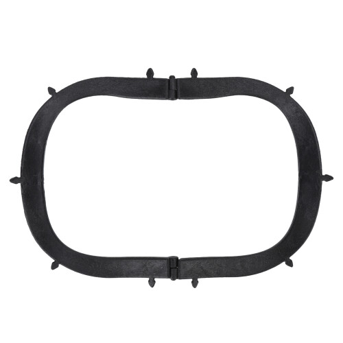 Zwarte opvouwbare rubberen dam frame houder 1
