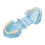 Blauw transparant afneembaar tanden les model 4