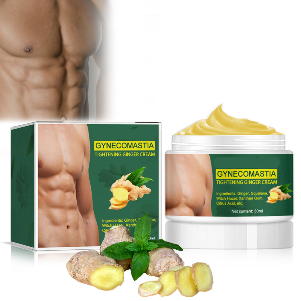 Cream Gynecomastia Tightening Ginger 30Ml Cellulite Reduction Firming