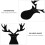 8Pcs Christmas Elk Head Cutter Fork Bag Tableware Cover Decoration 11