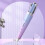 (Blue) Hair Curler Automatic Rotating Barrel Temperature Control 1