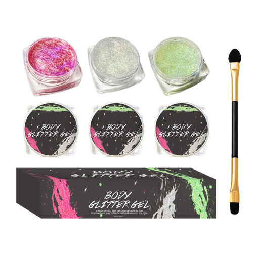 Body Glitter Gel Long Lasting Party Makeup 1