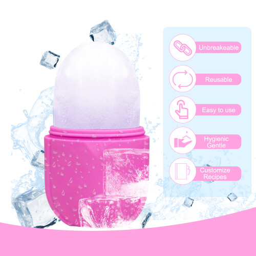 Facial Ice Roller Mold Holder Reusable for Face Eyes