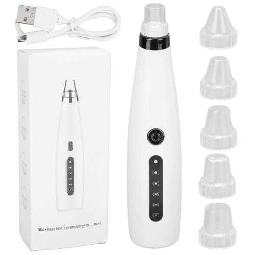 Electric Blackhead Remover Vacuum with 6 Heads