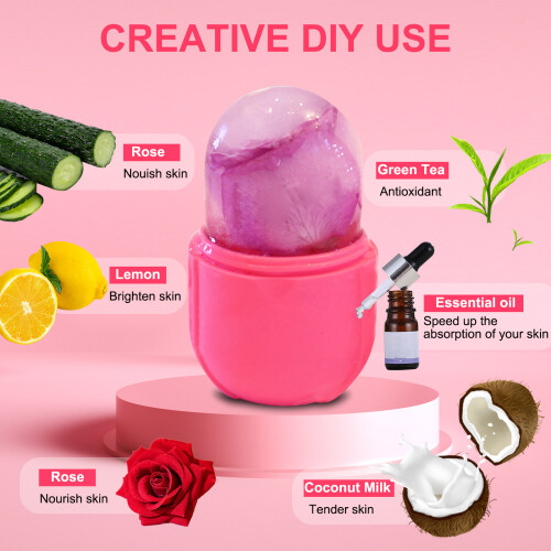 Facial Ice Roller Mold Holder Reusable for Face Eyes 2