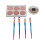 Set ombretto waterproof 6+5 colori + pennelli 4