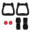 (1m / 39.37in) Kids Gymnastic Rings Adjustable Length Pull Up Rings 2m 1