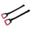 (1m / 39.37in) Kids Gymnastic Rings Adjustable Length Pull Up Rings 2m 5