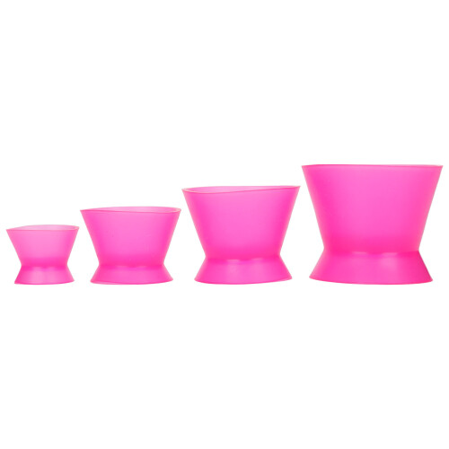 4x wiederverwendbare Silikonmischbecher für Gesichtsmaske 1