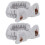 2x Make-up Stirnband aus weichem Fleece, elastisch 3