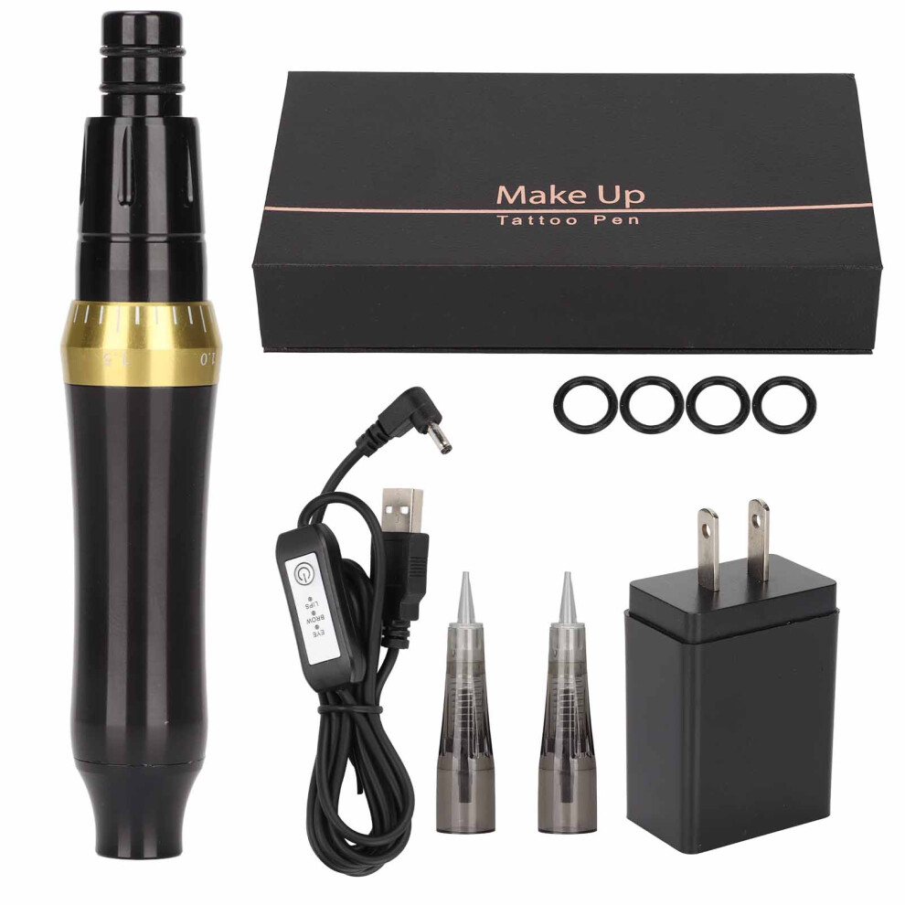 Black (Us Plug) Microblading Machine Eyebrow Lip Eyeliner 110-240V