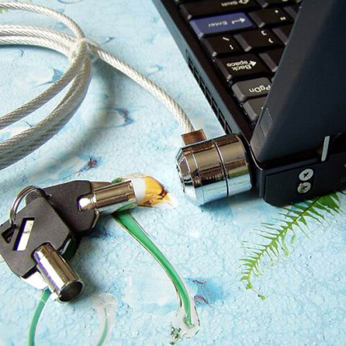 Computer Key Lock För Pc Laptop Säkerhetslås Svart 1