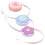 3Pièces Mini Mètre Ruban PVC Coloré Pour Couture 6