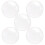 5Pcs Dubbelkonvex Glaslins 50 Mm Diameter 100 Mm Brännvidd 10