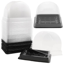 Transparent Baklåda Med Lock, 30 Pcs