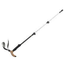 3-Section Aluminum Alloy Hiking Stick, Black/Yellow, 56-120cm