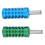 2x Aluminium-Tätowiergerät-Griff Ø2,1cm Grün/Blau 5