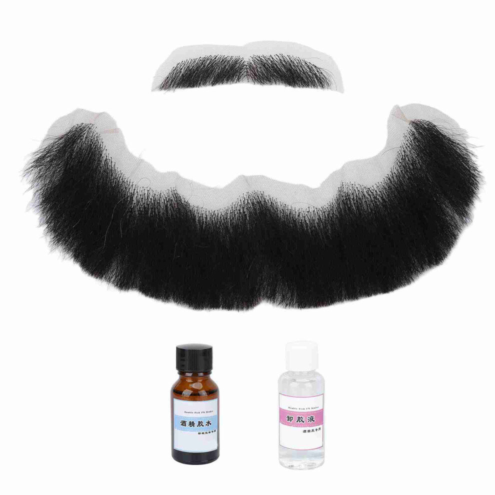 Fake Beards Movie Makeup Props with 15ml Glue 30ml Remover