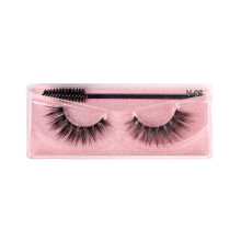 (V05) Falsche Wimpern 3D Faser mit Pinsel Bequem Streifen