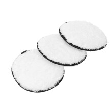 3St Mikrofiber Puffar För Ansiktsrengöring, Tvättbara & Återanvändbara