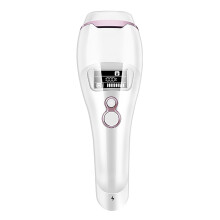 (White Gold EU Plug) IPL-Haarentfernungsgerät Kälte-Epilator Körper Weißgold