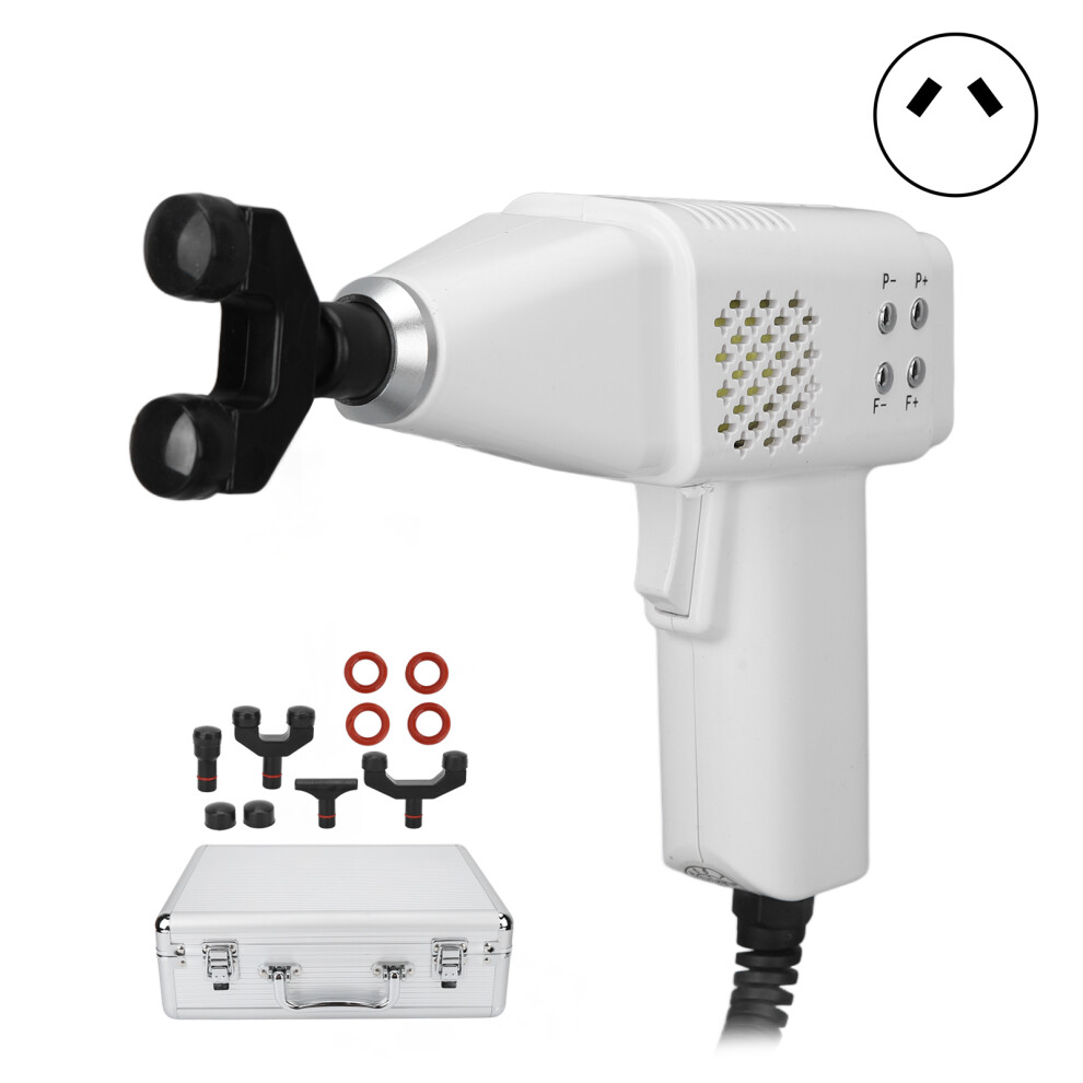 (AU Plug) Chiropractic Adjuster 4 Heads 9 Strength Spine Massager 100-240V